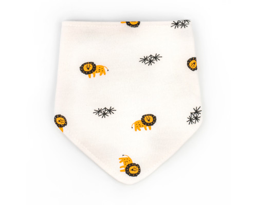 Слинявчик-бандана з футера Lion непромокаюча вставка