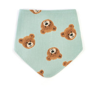 Слюнявчик-бандана с непромокаемой вставкой Cute bear интерлок
