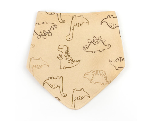 Слинявчик-бандана інтерлок непромокаюча вставка Dino