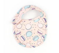 Слинявчик для дівчинки на непромокаючій махрі Macaroons