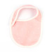 Слинявчик для дівчинки на непромокаючій махрі Dots on pink