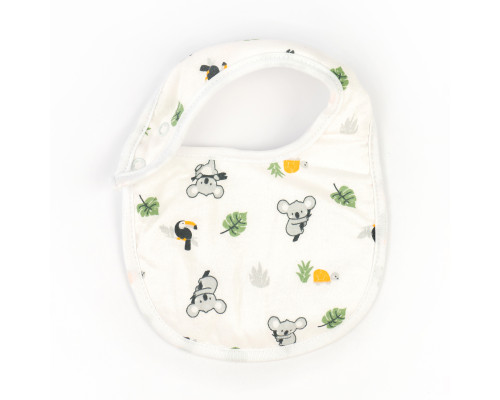 Слинявчик для немовлят на непромокаючій махрі Koala