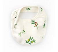 Слинявчик для немовлят на непромокаючій махрі Olive