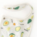 Слинявчик для новонароджених на непромокаючій махрі Avocado