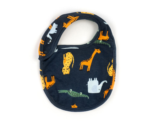 Слинявчик для немовлят на непромокаючій махрі Savanna