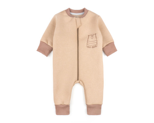 Теплый комбинезон для новорожденных на молнии Hug Bear
